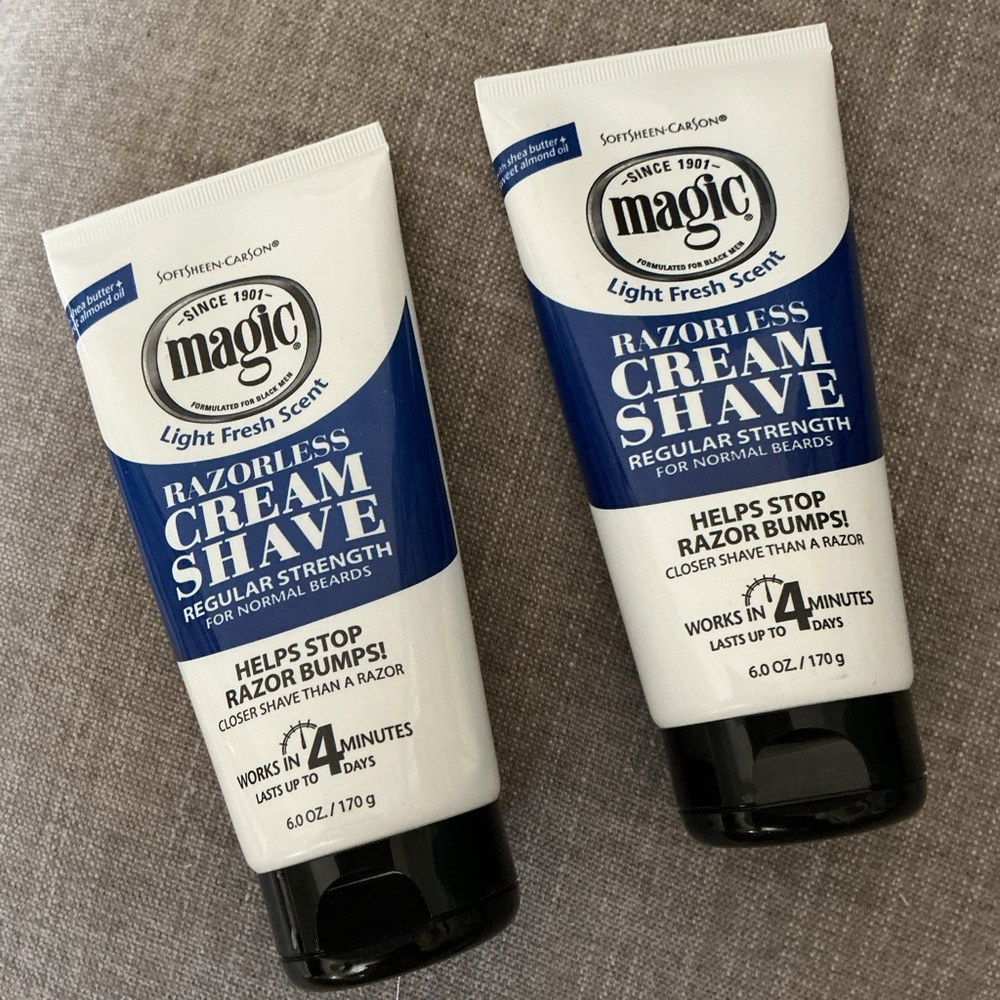 Razorless Shave Cream - Regular Strength Shaving Cream 2 Pack
NWOT